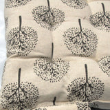 Lylac Homeware Tree of Life Set of 2 Cotton Chair Pads Natural